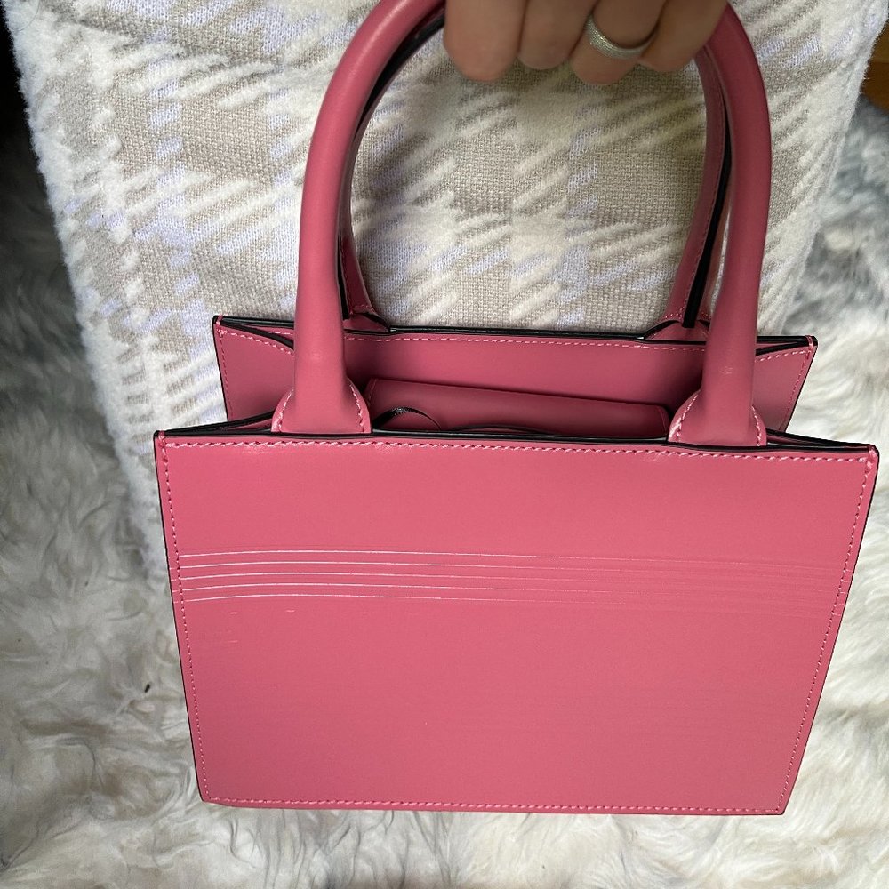 Pink Meline Leather Tote from VALENTINO BY MARIO VALENTINO - Picture 4 of 10